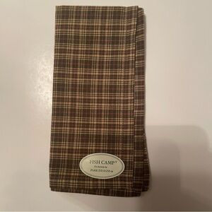 Fish Camp Plaid placemats set of 6 18 x 18